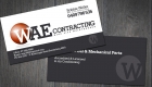 WAE Business Card by SignMax Bundaberg